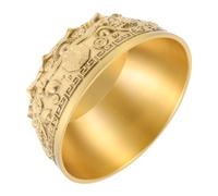 TOBBOMEY Brass Fortune Bowl Small Desktop Treasure Basin with Bright Color Smooth Surface Home Office Decorative Adornment for Feng Shui Wealth and Collection
