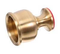 TOBBOMEY Brass Metal Cup Portable Decorative Goblet Smooth Finish Water and Wine Chalice Tabletop Offering Vessel for Home Worship Use