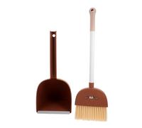 TOBBOMEY Broom and Dustpan Set Compact Cleaning Tools for Cute Animal Design Housekeeping Set Practical Small for Easy Storage and Pretend Play Activities