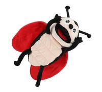 TOBBOMEY Cartoon Ladybug Hand Puppet for Soft Plush Storytelling Enhances Motor Skills and Imagination Comfortable Fit for Interactive Play and Bedtime Stories