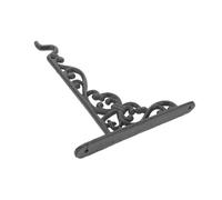 TOBBOMEY Cast Iron Plant Hanger Hook with Nuts and Screws Vintage Metal Flower Pot Clips for Wall Extra Strong Support for Porch Garden Hanging Baskets and Fern Planters
