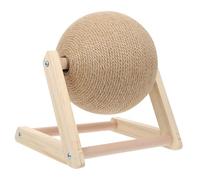 TOBBOMEY Cat Scratching Ball Medium L-Shaped Claw Grinding Interactive Indoor Cat Plaything Kitten Comforting Pet Supplies