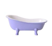 TOBBOMEY Ceramics Bathtub-Shaped Fruit Salad Bowl Food Serving Bowl for Home Kitchen Restaurant Random Color Elegant Creative Design for Parties and Family Gatherings Random Color