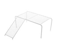 TOBBOMEY Chick Water Feeder Chicken Brooder Accessories Rutin Chicken Landscape Safe Metal Rack