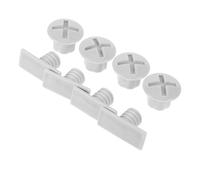 TOBBOMEY Children's Slide Plastic Screw Caps and Nuts Replacement Set 8 Pieces Small Slide Fixing Caps for Toddler Play Equipment Accessories 1.5cm Sturdy Plastic Fixing Covers for Kids
