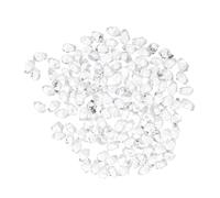 TOBBOMEY Clear Acrylic Fake Ice Cubes Reusable Realistic Decorative Stones for Vases and Photography Props Transparent Irregular Crystal Cubes for Wedding and Indoor Display