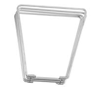 TOBBOMEY Cooler Stand Portable Outdoor Ice Box Holder Lightweight Metal Base with Carry Bag for Camping Hiking Bbq Picnic Stable Slip Storage Rack