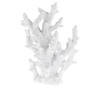 TOBBOMEY Coral for Aquariums Fake Coral Ornaments Fish Aquarium Decoration Aquarium Coral Artificial Coral Reefs Coral Decor Coral Reef Decorations Decorative Fish Tank White