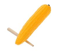 TOBBOMEY Corn Shape Vegetable Shaker with Stick for Early Educational Musical Instrument Safe Reusable Percussion Plaything for Learning and Interaction