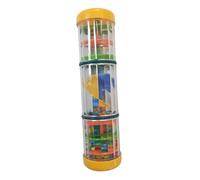 TOBBOMEY Creative Rainbow Raindrop Sound Instrument Musical Teaching Tool for Sensory Cognitive Gift for Birthday and Christmas Safe Educational Rain Stick