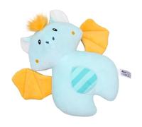 TOBBOMEY Cute Cartoon Bat Rattle Plush Sound, Soft Hand Grasping Animal Doll for Newborns and Infants, Safe Plush Ring for Early Development