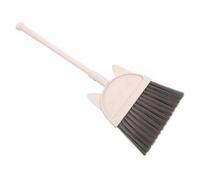 TOBBOMEY Cute Cat Broom with Long Handle for Household and School Cleaning Safe Small Sweeping Tool for Wear-Resistant Design Birthday Christmas