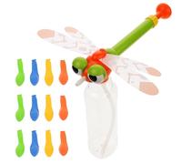 TOBBOMEY Cute Dragonfly Water Shooter with Water Balloons Interactive Pull and Spray for Summer Family Fun and Cooling Entertainment