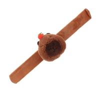TOBBOMEY Cute Plush Animal Slap Bracelet for Soft Wristband Bike Handlebar Decoration Cycling Accessory for Mountain and Road Bikes Birthday Party Favor