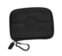 TOBBOMEY Data Cable Bag Protective Hard Shell Case with Mesh Pocket for Power Bank Earphone Storage Wear Resistant Sundry Organizer Pouch with Hook for Travel Backpack