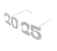 TOBBOMEY Decorative Electroplated Glitter Party Glasses for Year Festival Reusable Funny Dancing Eyewear Props for Graduation and Company Celebration
