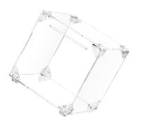 TOBBOMEY Desktop Acrylic Bank Transparent Piggy Bank for Saving Money for Home Decor Learning to Save for Boys and Girls and Teens