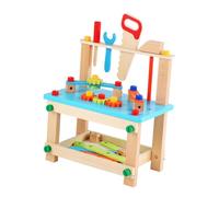TOBBOMEY Disassemble Assemble Tool Chair with Wood Educational Early Learning for Creative Play and Logical Thinking Development Funny DIY Construction Activity