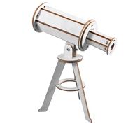 TOBBOMEY DIY Educational Telescope for Creative Stem Craft Kit for Students Portable Outdoor Science Exploration Easy Assembly Skill Development