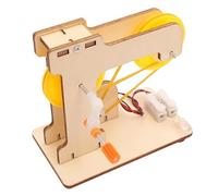 TOBBOMEY DIY Hand-crank Electricity Generator Assembly Model Educational Stem for Students Easy to Assemble Science Experiment Kit for Teaching Electric Circuits