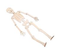 TOBBOMEY DIY Human Skeleton Model Kit Educational Assembly Tool for Schools and Students Unfinished Anatomical Figurine for Interactive Skeletal System Learning and Science Curriculum