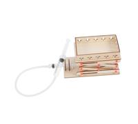 TOBBOMEY DIY Hydraulic Lift Platform Science Kit for Educational Lab Jack Machine Stem Experiment Building Creativity and Inventive Thinking