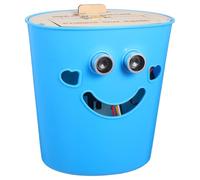 TOBBOMEY DIY Intelligent Sensor Trash Can Kit, Automatic Touchless Rubbish Bin for Science Education, Stem Learning with Auto Open Close Function, Blue