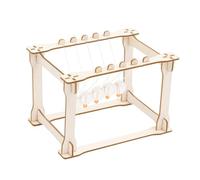 TOBBOMEY DIY Newton's Pendulum Physics Experiment Kit Educational Balance Balls for Students Demonstrates Momentum Conservation Easy Assembly Scientific Gadget for Home and Classroom
