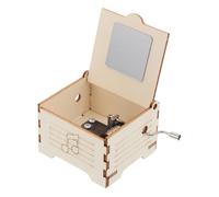 TOBBOMEY DIY Wood Music Box Stem Educational Kit for Hand-crank Mechanical Music Box Craft for Developing Musical Interest Practical Skills and Science Experiment Materials for Boys