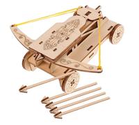 TOBBOMEY DIY Wooden Catapult Assembly Model Kit for Science Projects Educational Stem for Students and Teens Simple to Build Unique Decorative Scale Model Birthday