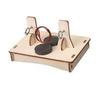 TOBBOMEY DIY Wooden Electric Motor Kit for Educational Science Project Stem Learning for Building and Experimenting with Electric Circuits Enhances Problem-solving and Engineering Skills