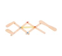 TOBBOMEY DIY Wooden Mechanical Hand Kit Stem Educational Robot Building Mechanical Engineering Model for Science Learning Desktop Decoration and Innovation Development
