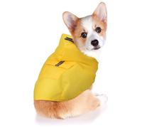 TOBBOMEY Dog Rain Suit Hood for Small Dogs Pet Raincoat for Rainy Walks Material Convenient and Easy to from Wet Weather
