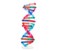 TOBBOMEY Double Helix Dna Model Science Teaching Interactive Assembly Build Kit for Biology Learning Educational Molecular Structure Aid for Middle School and Medical Students