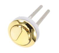 TOBBOMEY Dual Flush Toilet Push Button Replacement Water Tank Flush Button with Extra Long Rod for Home and Hotel Use Random Color