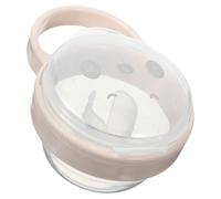 TOBBOMEY Dust Box Holder Case Portable for Travel Storage Hook Clip Keeps Pacifiers Clean and Hygienic When The Go