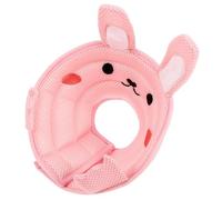 TOBBOMEY Easter Pink Bunny Ear Cat Collar, Lightweight Breathable Cone for Post-surgery Protection, Anti-bite and Anti-lick Pet Cone Collar Medium