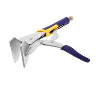 TOBBOMEY Ergonomic Hand Seamer with Straight Jaw for Precise Sheet Metal Bending and Flattening Heavy Duty Metal Holding and Locking Pliers for Metalworking Projects in Tight Spaces
