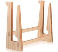 TOBBOMEY Ergonomic Wooden Laptop Stand with Storage Rack Stable Bed and Desk Holder for Comfortable Angle Easy Assembly for Office and Home Use Practical Gift Choice