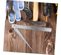 TOBBOMEY Feeler Gauge with Stainless Steel Straight Ruler Precision Thickness and Gap Measuring Tool for Machining Auto Maintenance and DIY Applications