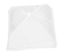 TOBBOMEY Folding Food Cover Mesh Tent Food Protecting Cover for Dining Table Outdoor Parties and Bbqs Fly and Dirt Resistant Pop-up Umbrella Shield
