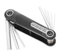 TOBBOMEY Folding Hex Key Set Portable Allen Wrench Kit Multifunctional Hand Tool for Bike Car Furniture Repair DIY Projects