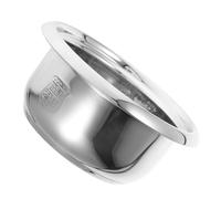 TOBBOMEY Food Grade Stainless Steel Inner Pot for Electric Rice Cooker Non Stick Cooking Pot with Even Heat Distribution Replacement Liner for Family Portion Cooking Multifunctional for