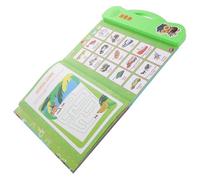 TOBBOMEY French English Interactive Learning Sound Book for Ages Bilingual Preschool Educational with Safe Materials Vibrant Pictures Smooth Edges for Early Language Development