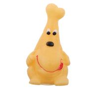 TOBBOMEY Fun Interactive Chicken Leg Squeaky Toy for Small and Medium Dogs Chew Toy Engaging Sounds for Playtime and Training Activities