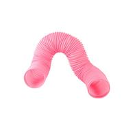 TOBBOMEY Funny Pink Hamster Tunnel Tube for Pets Indoor Plaything Supplies Long Exercise and Enrichment for Hamsters at Home Pet Shops