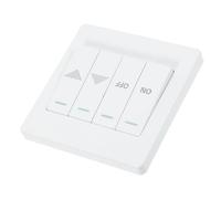 TOBBOMEY Garage Door Opener Wall Mount Reset Switch Panel 4-button Single Control Automatic Rebound for Garage Door and Roller Shutter Curtains