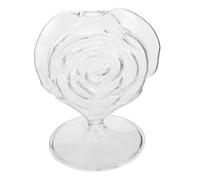 TOBBOMEY Glass Plant Pot Propagation Station for Hydroponic Plants 9cm Diameter x 11cm Height Terrarium Planter Indoor Desktop Vase and Flower Display