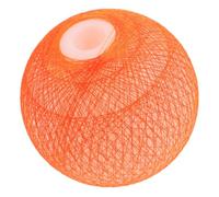 TOBBOMEY Globe Lampshade for Ceiling Lamp Replacement Decorative Pendant Light Cover with Aperture Easy to Maintain Plastic Round Ball Shade for Warm Home Ambiance