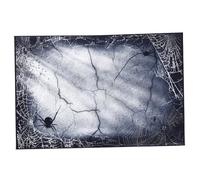 TOBBOMEY Halloween Spider Web Photography Backdrop Cloth Pumpkin Halloween Party Decoration Wall Hanging Tapestry for Studio Photo Background